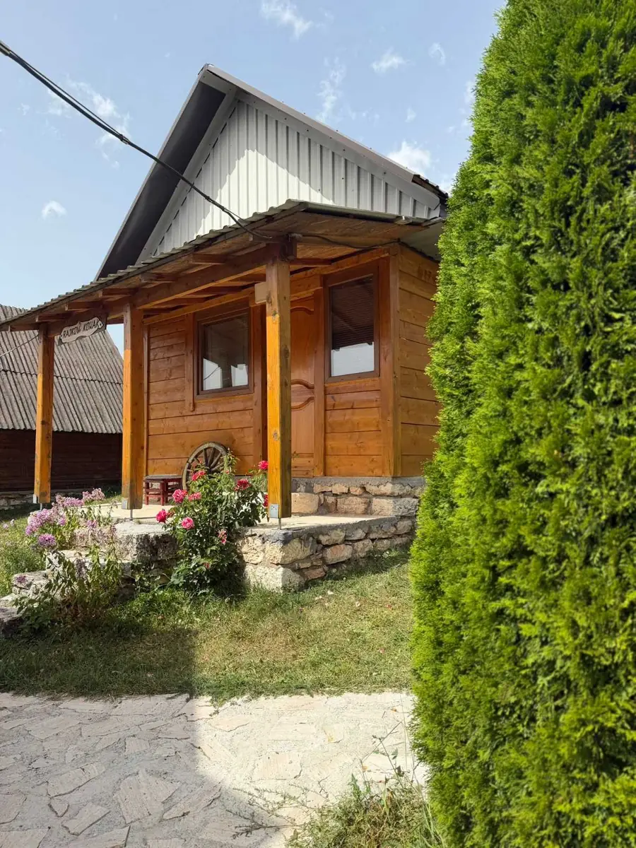 Ruže ispred vikendice